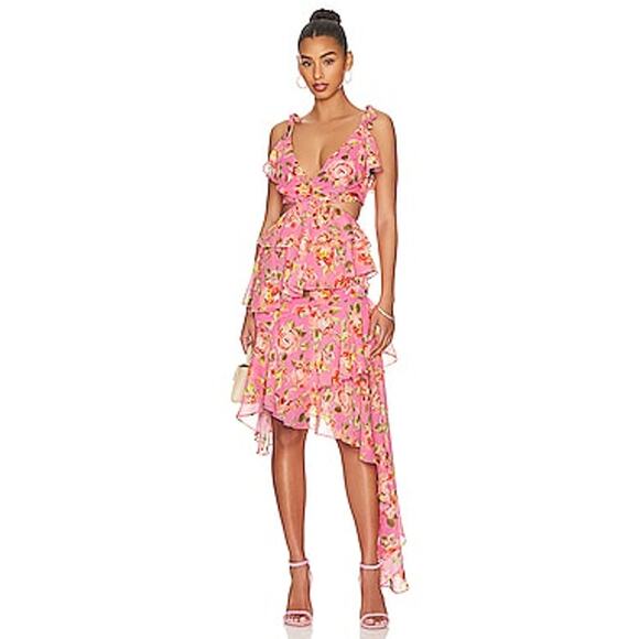 Majorelle 'Paloma' Pink Gown Size XS - NWT - Picture 1 of 4